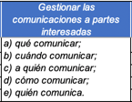 Gestionar partes interesadas