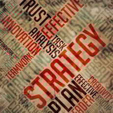 Strategy. Grunge Wordcloud.-1